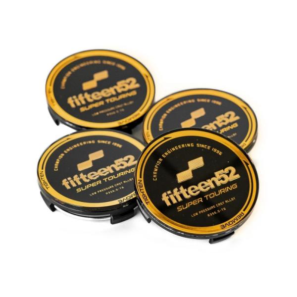 FFT Center Caps fifteen52 52-ST-CAP-BLKGOLD-SET