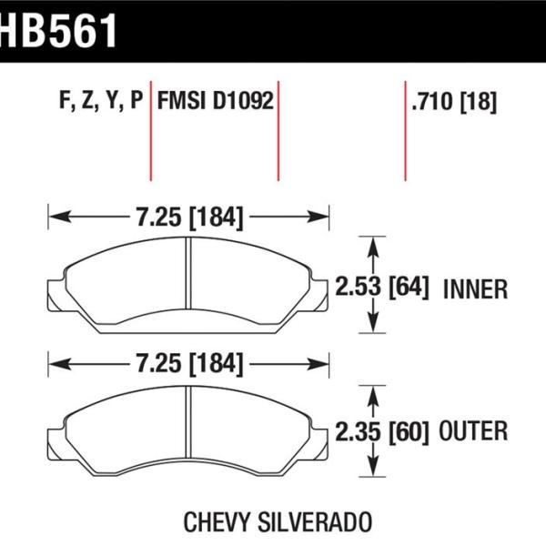 Hawk Performance HB561F.710