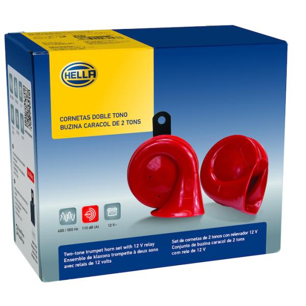 HELLA Twin Trumpet Kit Hella 007424801