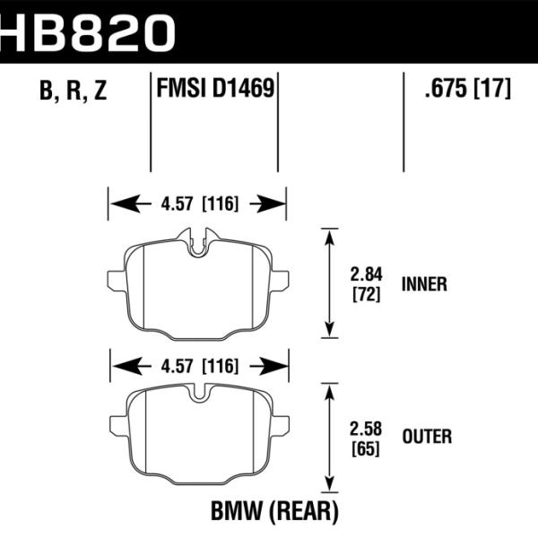 Hawk Performance HB820Z.675