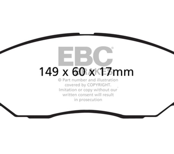 EBC Greenstuff Brake Pad Sets EBC DP61558