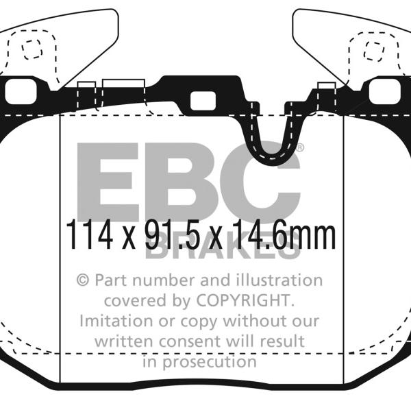 EBC Yellowstuff Brake Pad Sets EBC DP42303R