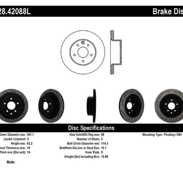 Stoptech 128.42088L