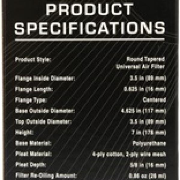 KN Universal Air Filter K&N Engineering RU-3130