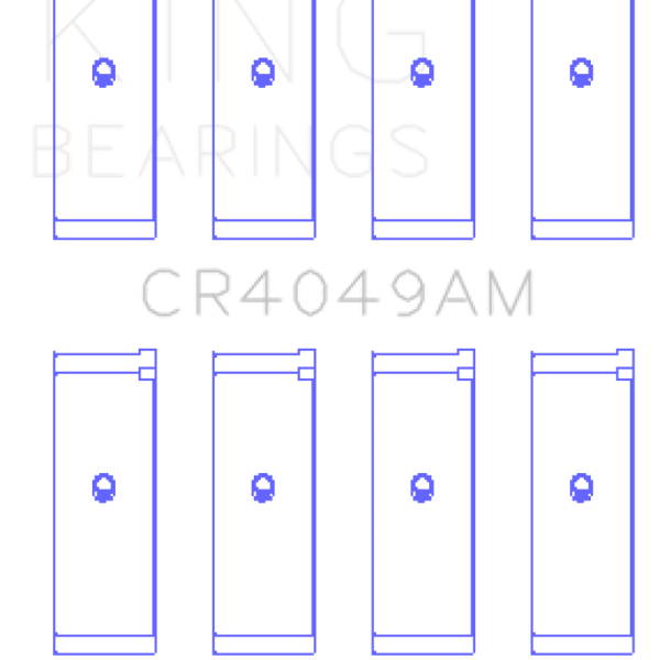 KING Rod Bearings King Engine Bearings CR4049AM0.25