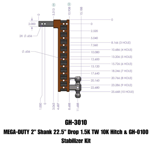 GEN-Y Hitch GH-3010