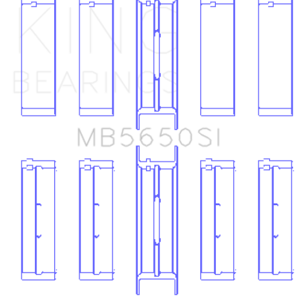 KING Main Bearings King Engine Bearings MB5650SI010