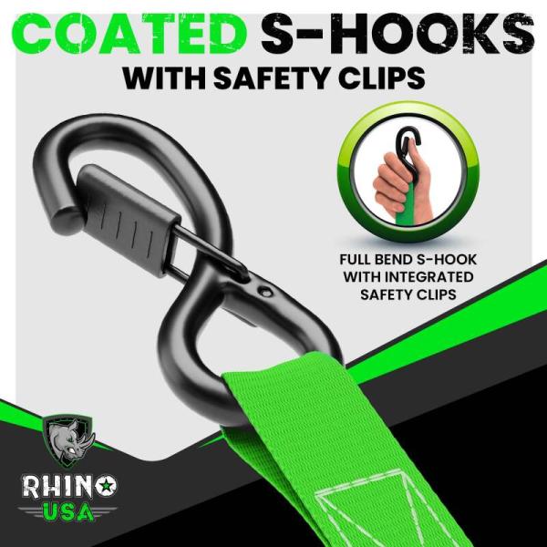 RSA Tie Down Kits Rhino USA RCHT-4PACK-BLU