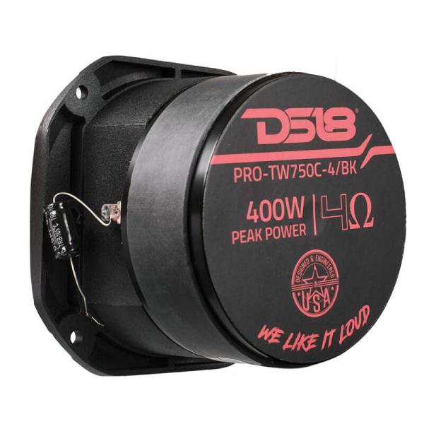 DSE Super Bullet Tweeters DS18 PRO-TW750C-4/BK
