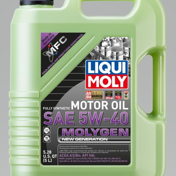 LQM Motor Oil - Molygen NewGen LIQUI MOLY 20232