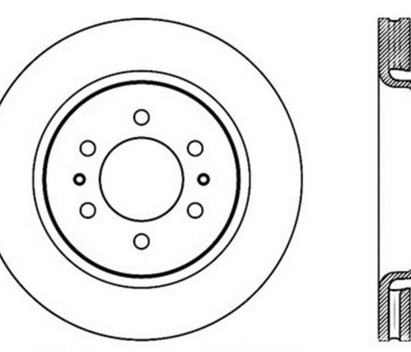 ST Slot & Drill Brake Rotors Stoptech 127.65119L