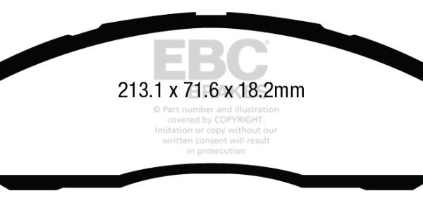 EBC Extra Duty Brake Pad Sets EBC ED93015
