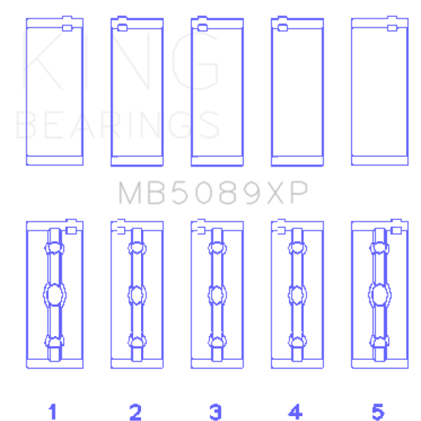 King Engine Bearings MB5089XP