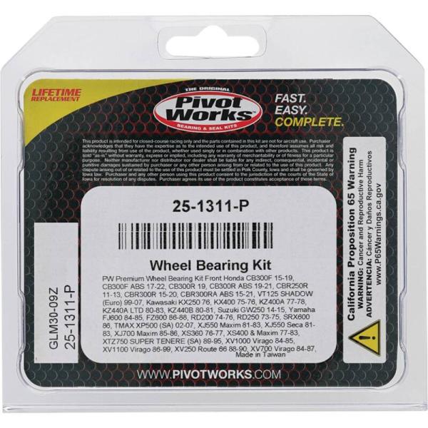 PIV Wheel Bearing Kit Pivot Works 25-1311-P