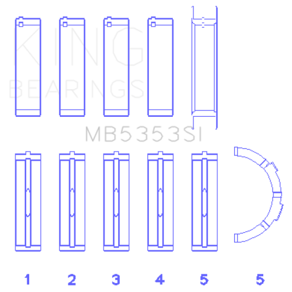 King Engine Bearings MB5353SI0.5