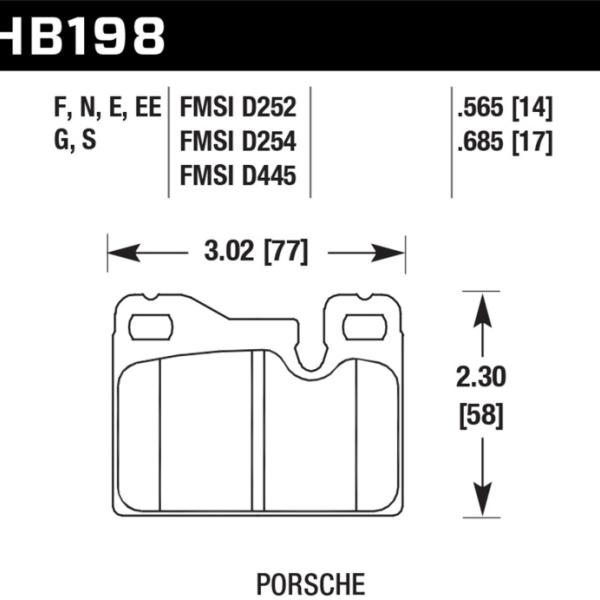 Hawk Performance HB198G.685
