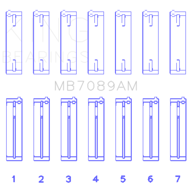King Engine Bearings MB7089AM