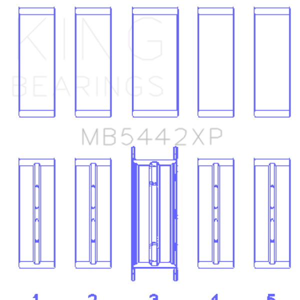 King Engine Bearings MB5442XP.026