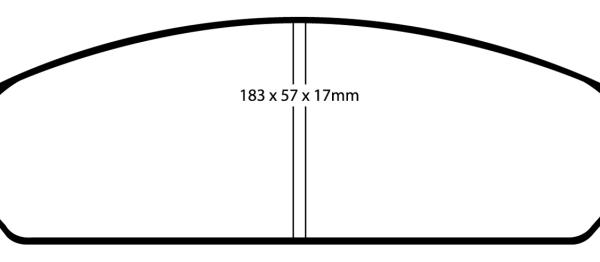 EBC Bluestuff Brake Pad Sets EBC DP51724NDX