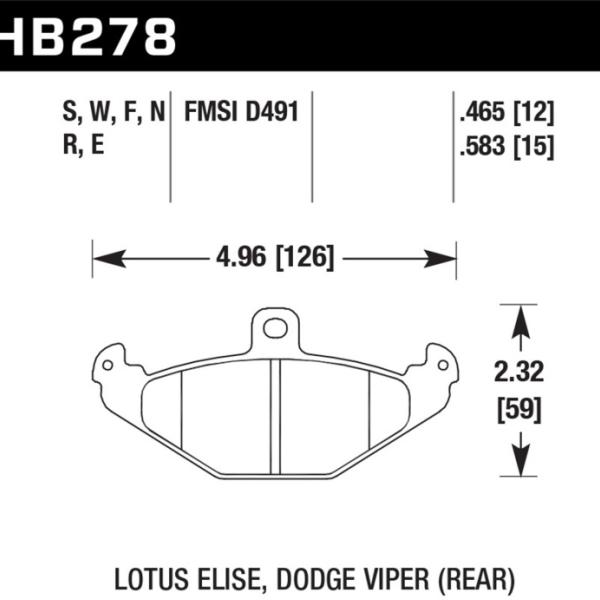 Hawk Performance HB278W.465
