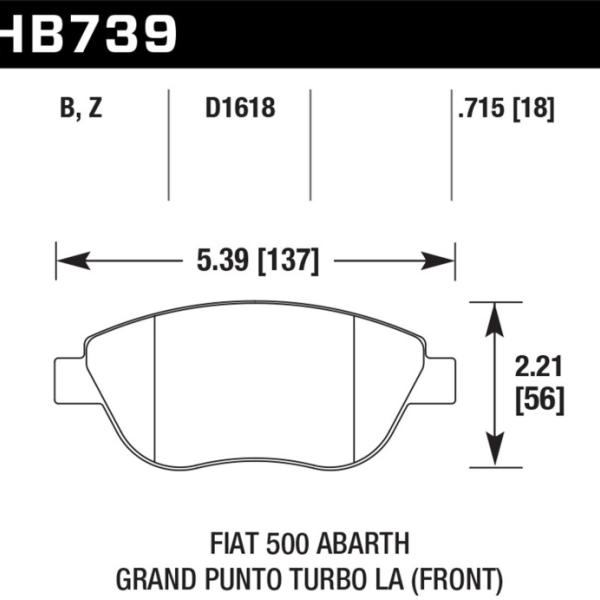 Hawk Performance HB739Z.715