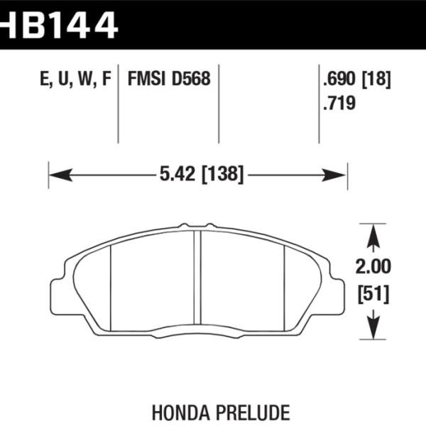 Hawk Performance HB144U.719