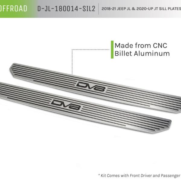 DV8 Offroad D-JL-180014-SIL2