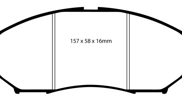 EBC Bluestuff Brake Pad Sets EBC DP51671NDX