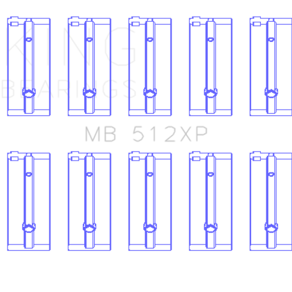 KING Performance Main Bearings King Engine Bearings MB512XP