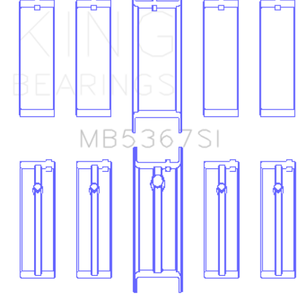 KING Main Bearings King Engine Bearings MB5367SI