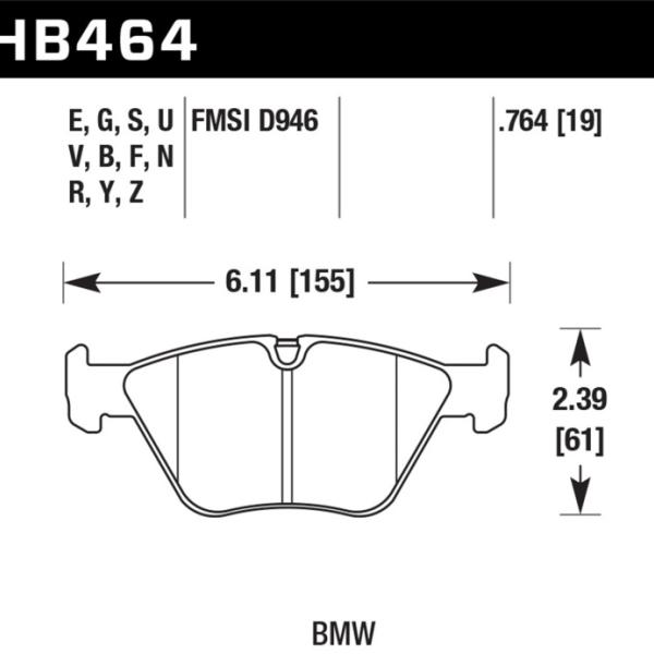 Hawk Performance HB464V.764