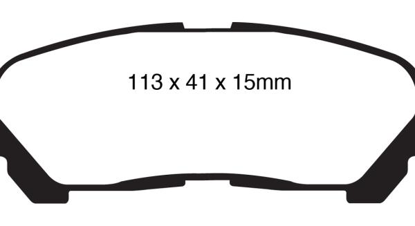 EBC Greenstuff Brake Pad Sets EBC DP61838
