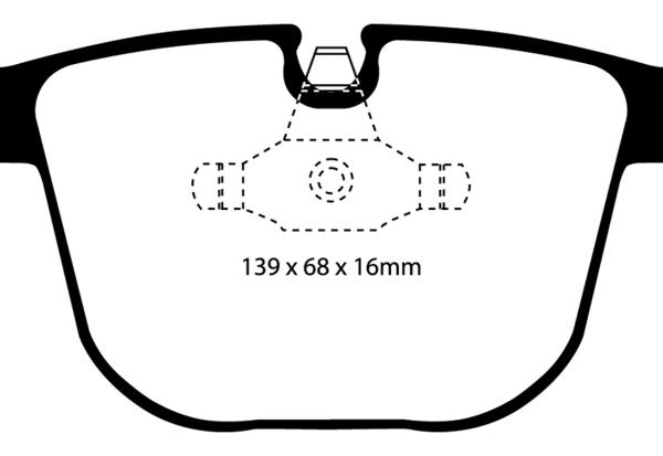 EBC Bluestuff Brake Pad Sets EBC DP51451NDX