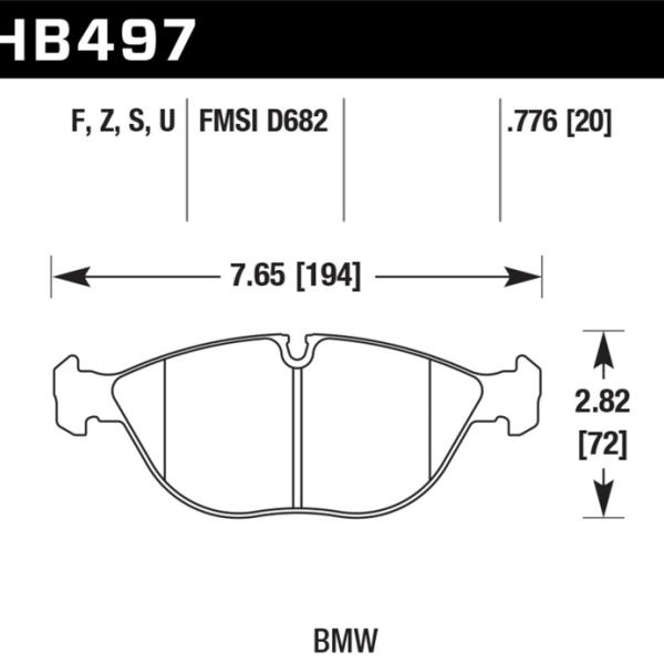 Hawk Performance HB497U.776