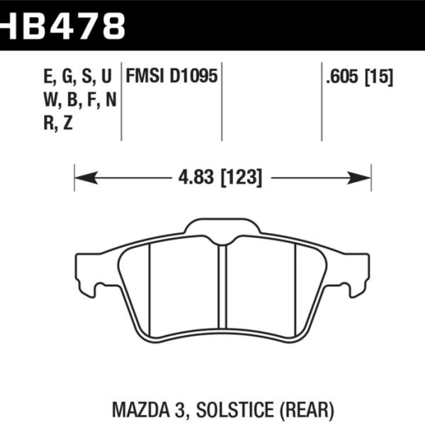 Hawk Performance HB478Z.605
