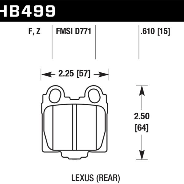 Hawk Performance HB499Z.610