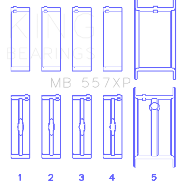 King Engine Bearings MB557XP010X