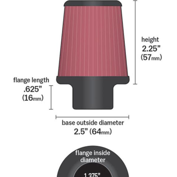 KN Universal Air Filter K&N Engineering RC-0790