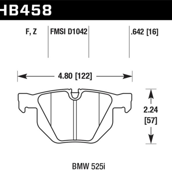 Hawk Performance HB458Z.642