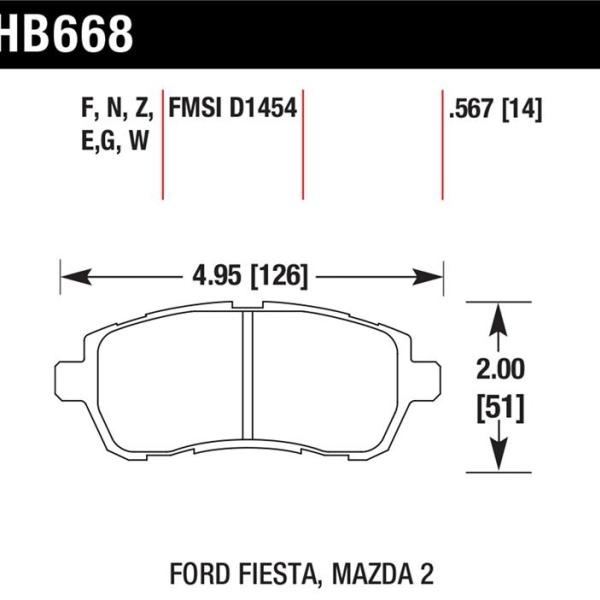 Hawk Performance HB668E.567