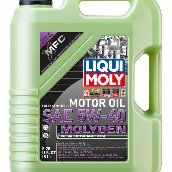 LQM Motor Oil - Molygen NewGen LIQUI MOLY 20232