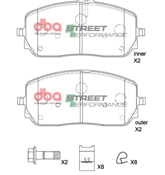 DBA SP Performance Brake Pads DBA DB15268SP