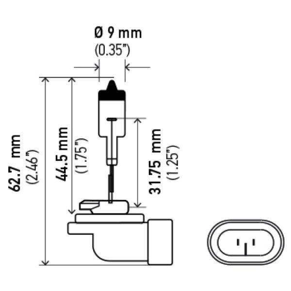 HELLA Optilux Xenon Bulb Hella H71071182