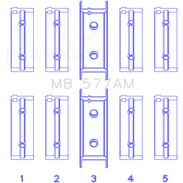King Engine Bearings MB577AM0.5