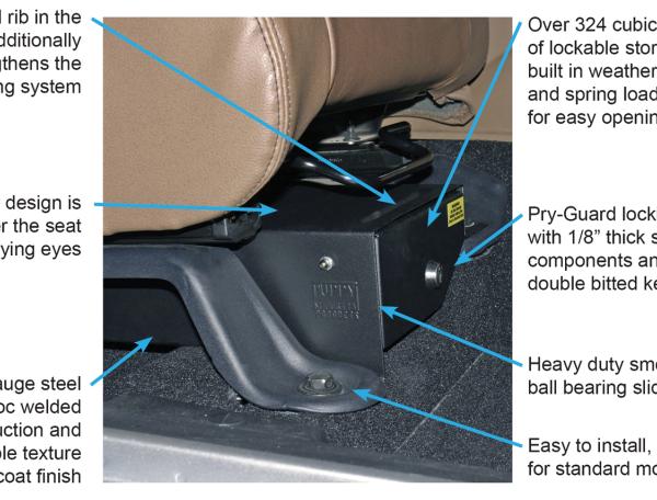 TFY Underseat Drawer Tuffy Products 293-01