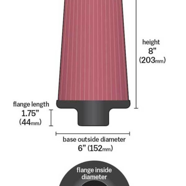 KN Universal Air Filter K&N Engineering RC-5106