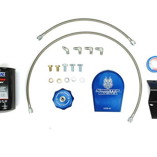 SIN External Oil Filter System Sinister Diesel SD-EOF-6.7C-13