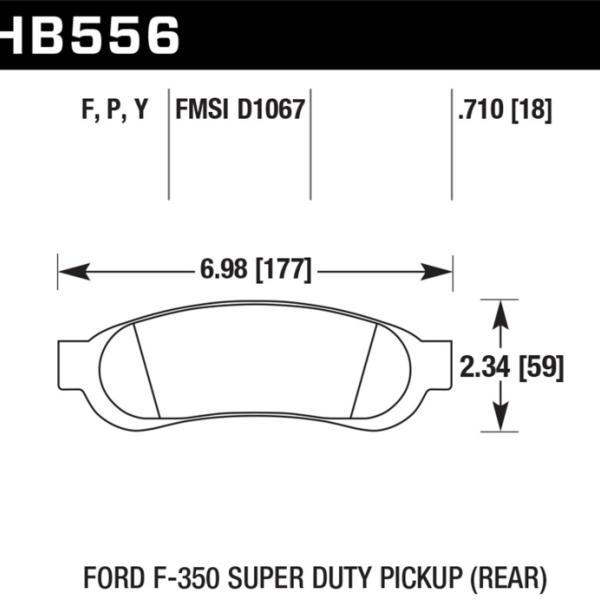 Hawk Performance HB556P.710
