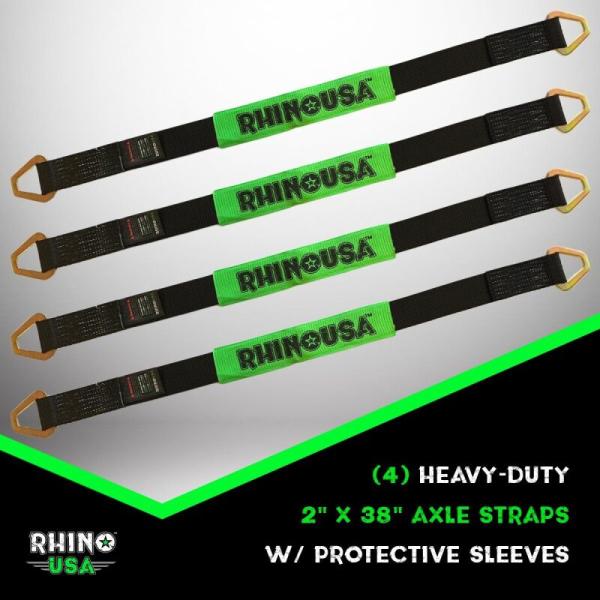RSA Tie Down Kits Rhino USA RNO-AXLESTRAPS