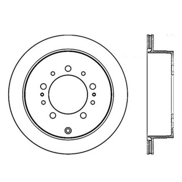 ST Slotted Sport Brake Rotors Stoptech 126.44157SL